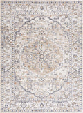Hiti Cream Flat Pile Washable Rug - thewrightstore