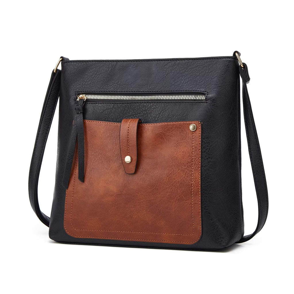 Hobo Bags for Women Large Leather Purses and Handbags Crossbody Tote Shoulder Bag with Side Pockets Adjustable Strap - thewrightstore