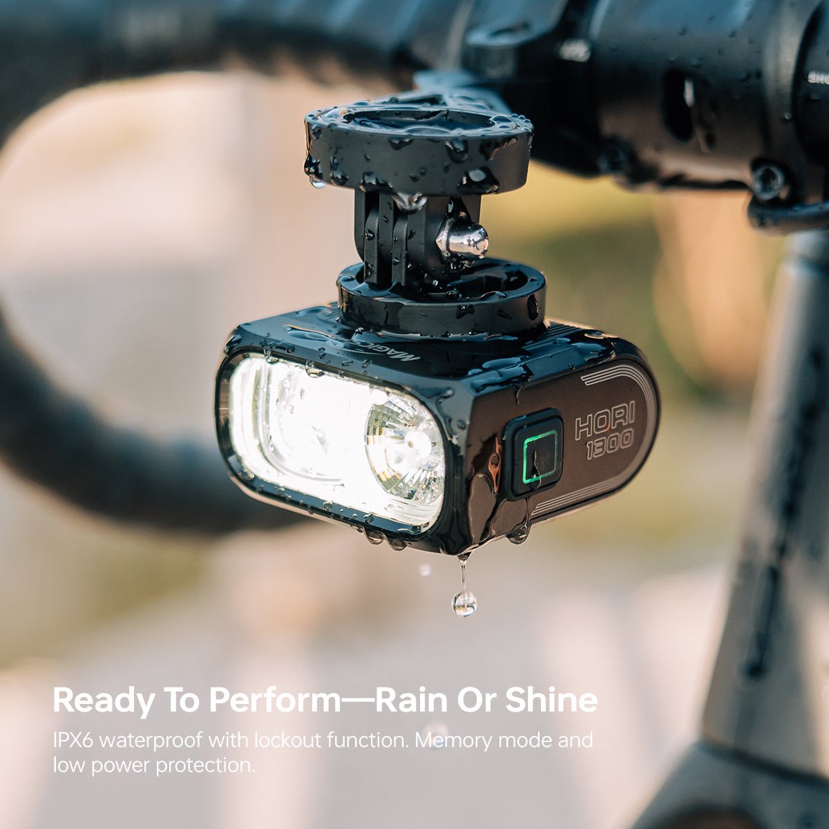 HORI 1300 DUAL MOUNTED BIKE LIGHT - thewrightstore