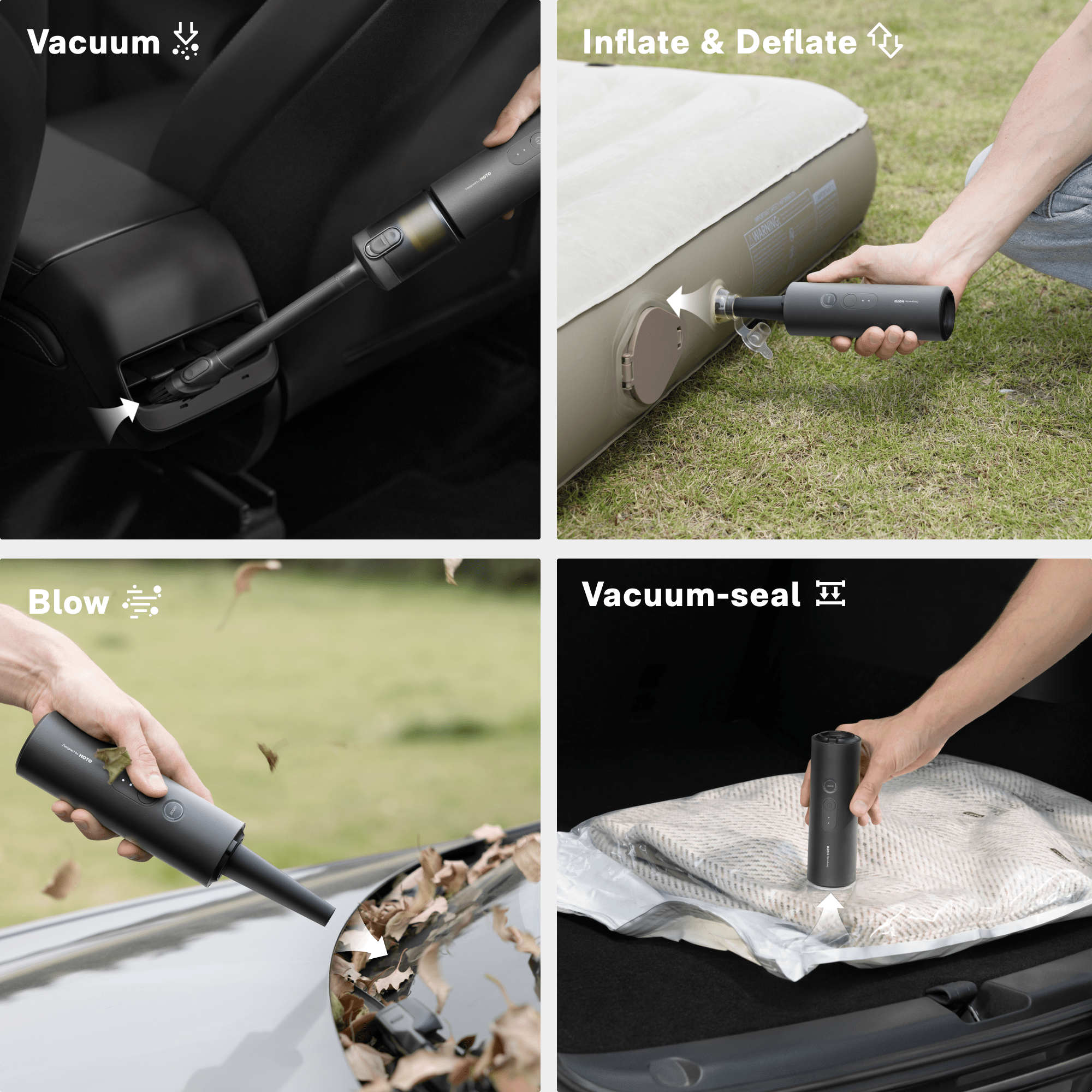 HOTO AutoCare Air Duster & Vacuum - thewrightstore