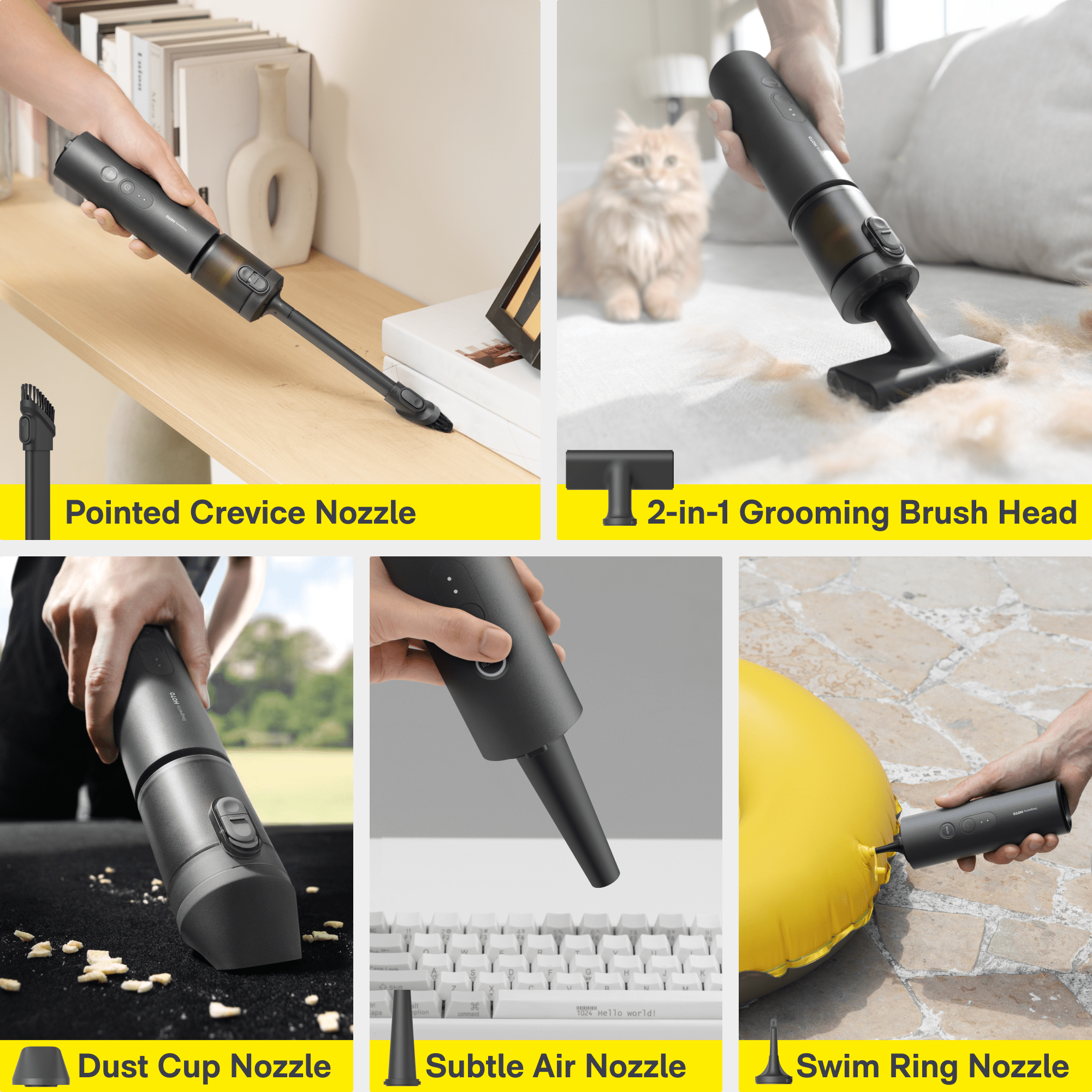 HOTO AutoCare Air Duster & Vacuum - thewrightstore