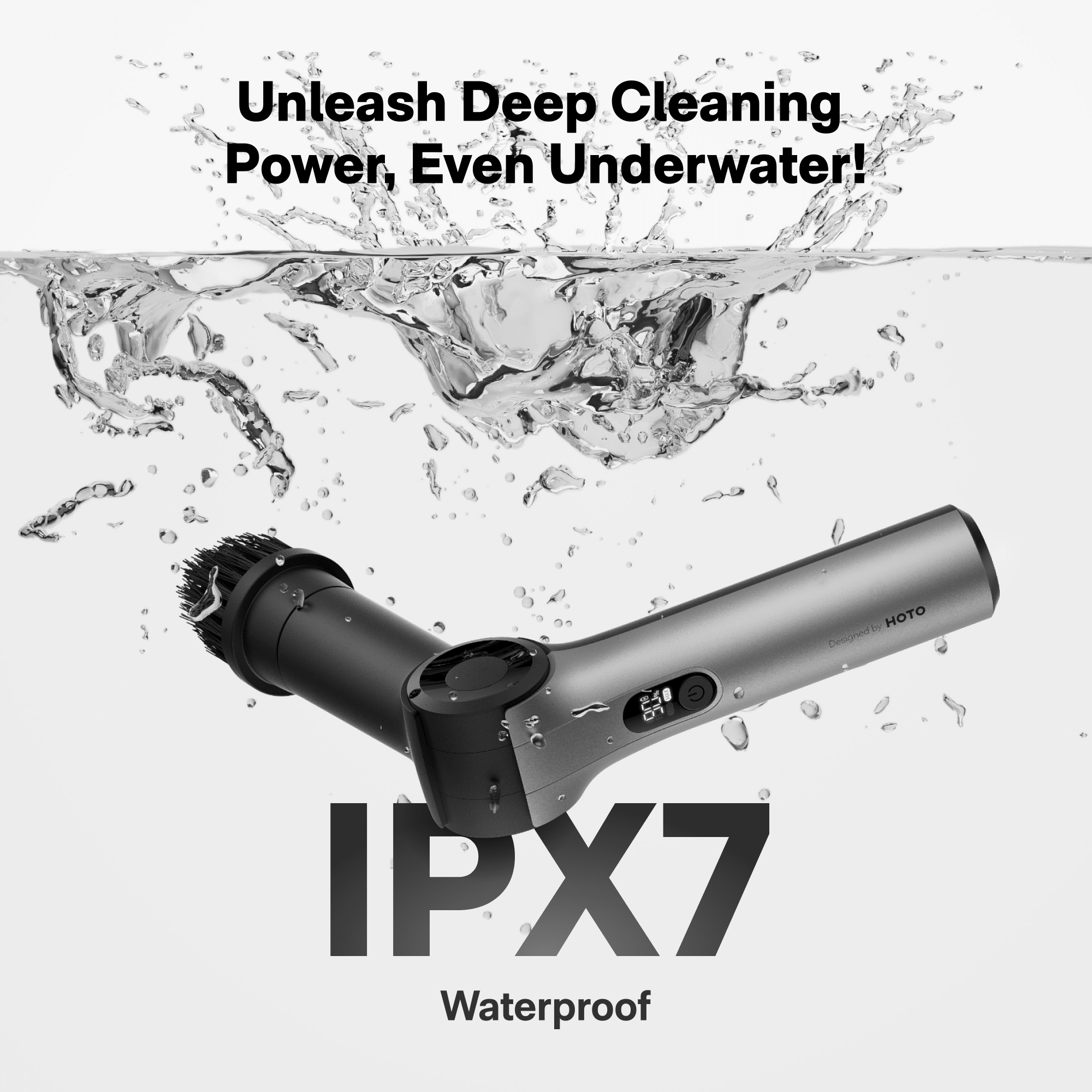 HOTO Flexi™ Cordless Spin Scrubber - thewrightstore
