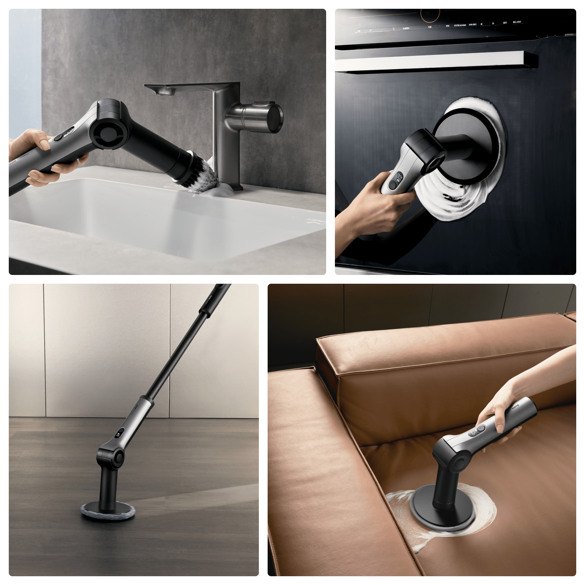HOTO Flexi™ Cordless Spin Scrubber - thewrightstore
