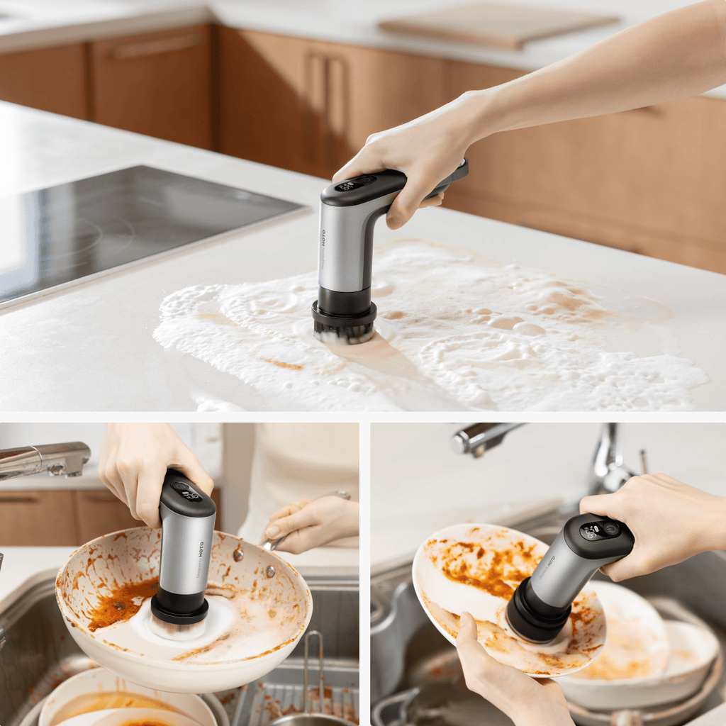 HOTO Grip™ Cordless Spin Scrubber - thewrightstore
