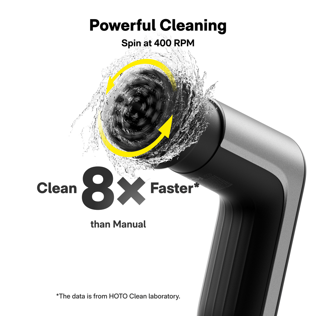 HOTO Grip™ Cordless Spin Scrubber - thewrightstore