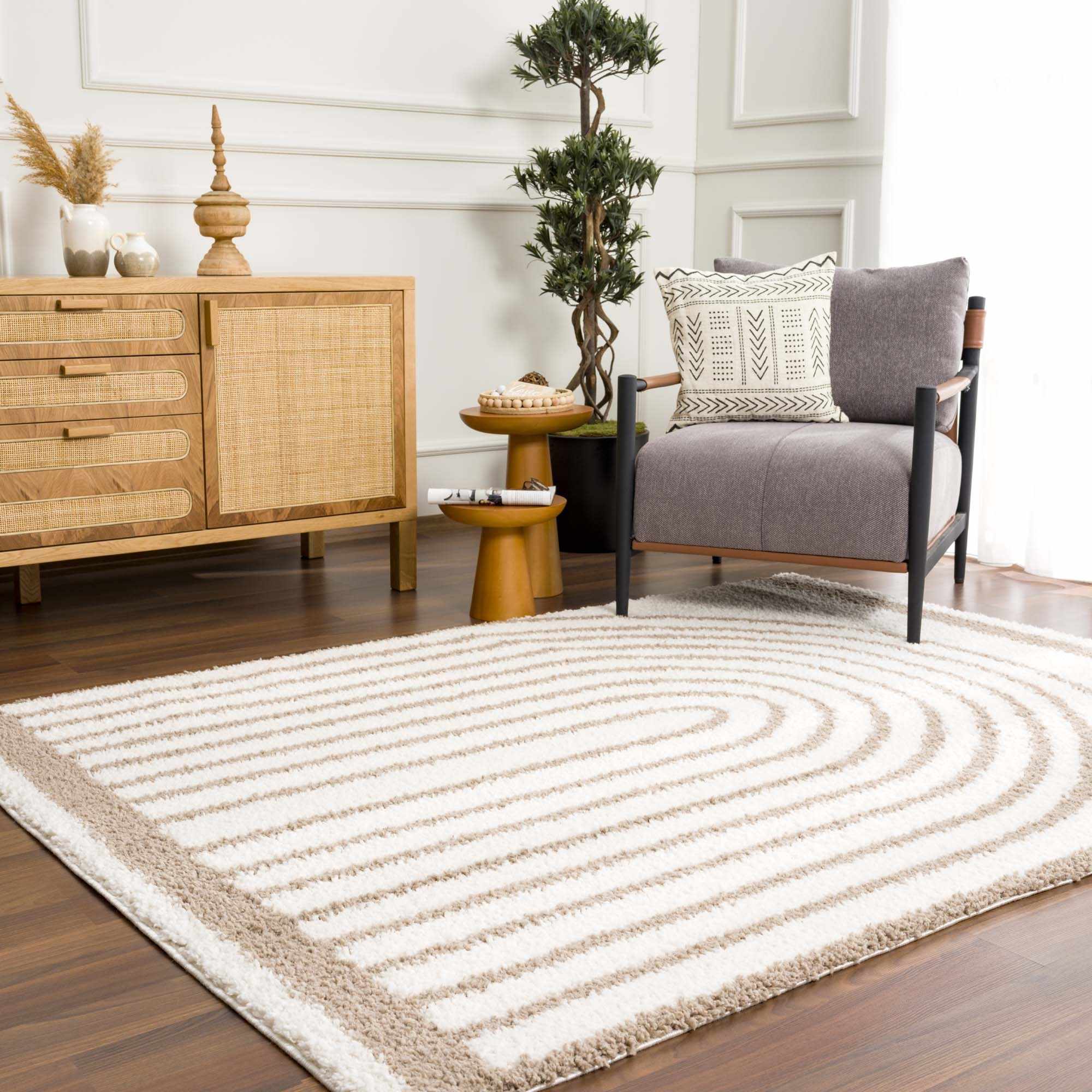 Jola Beige Area Rug - thewrightstore