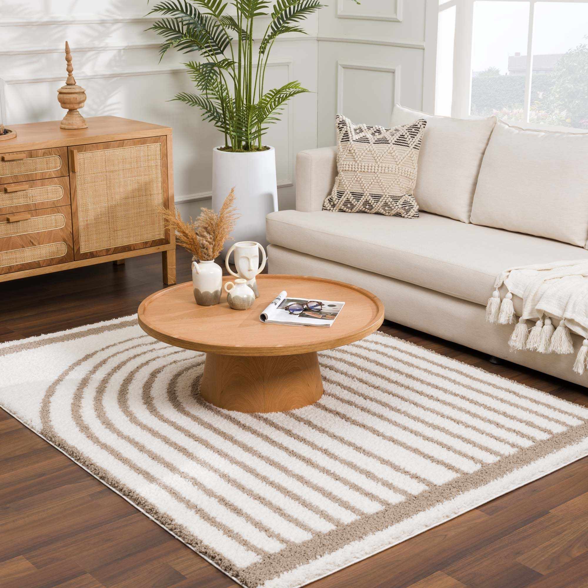 Jola Beige Area Rug - thewrightstore