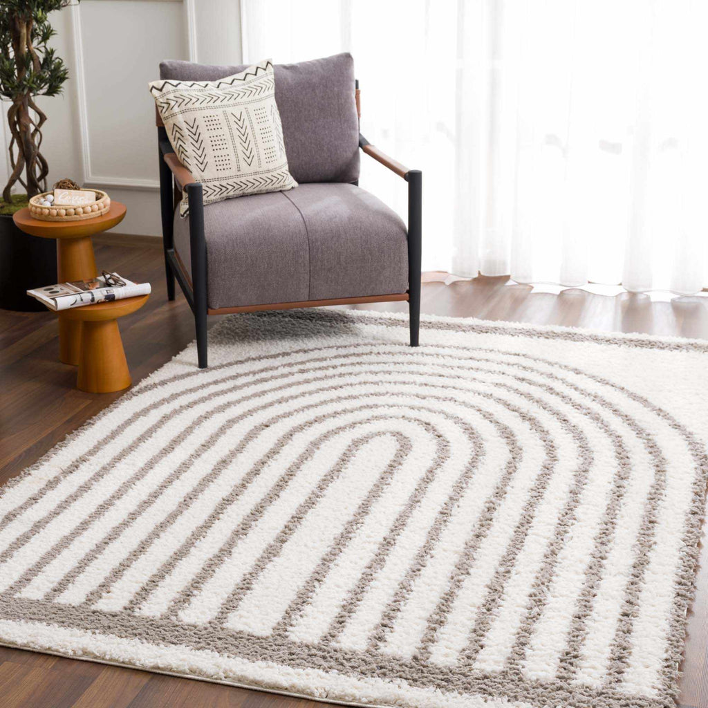 Jola Taupe Area Rug - Clearance - thewrightstore
