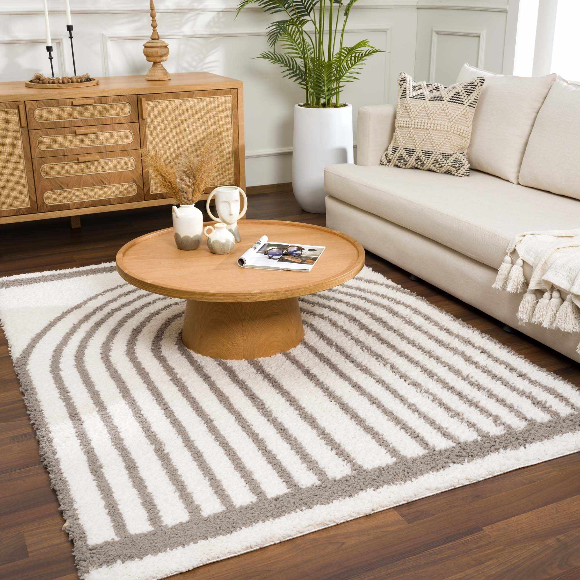 Jola Taupe Area Rug - Clearance - thewrightstore