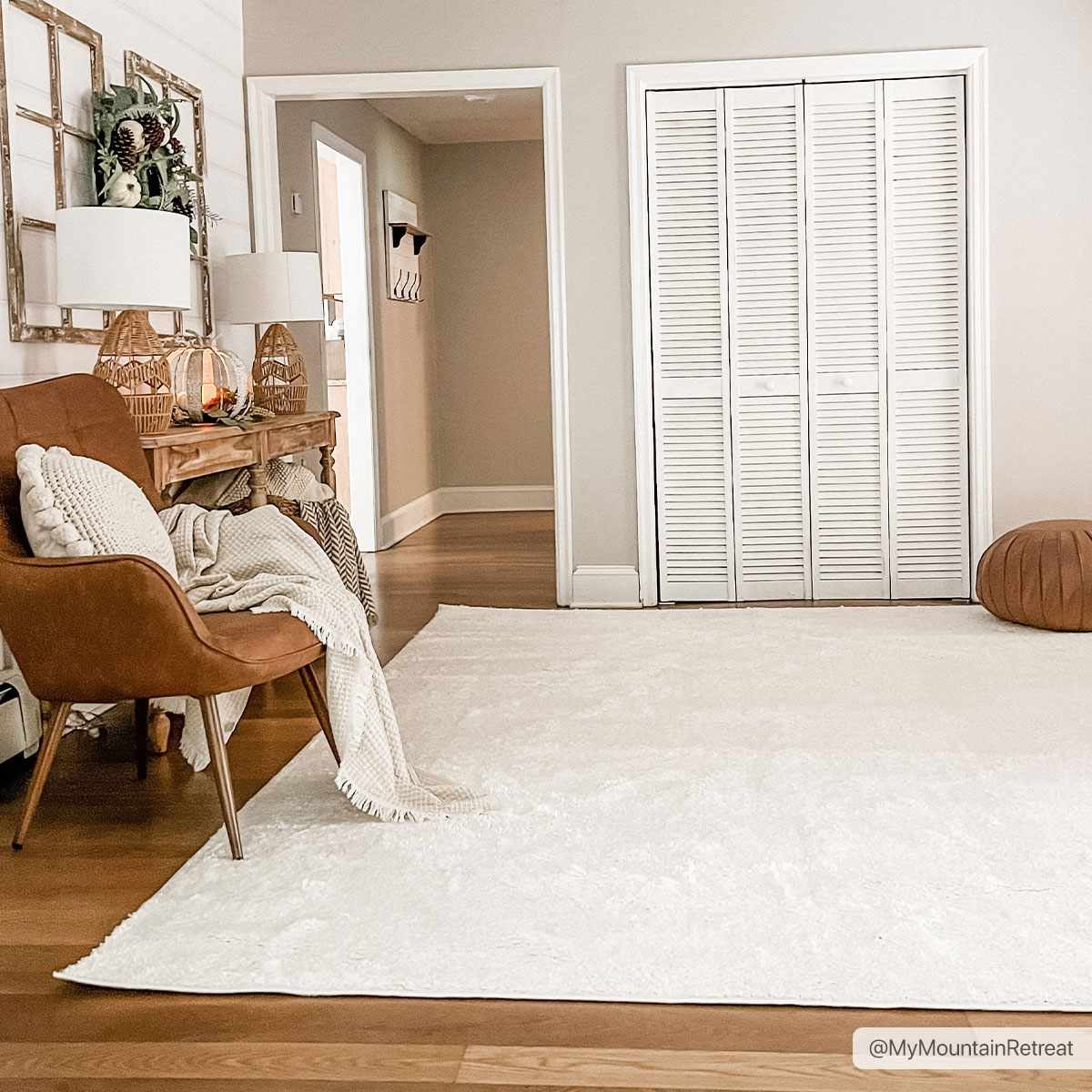 Judy White Washable Area Rug - Clearance - thewrightstore