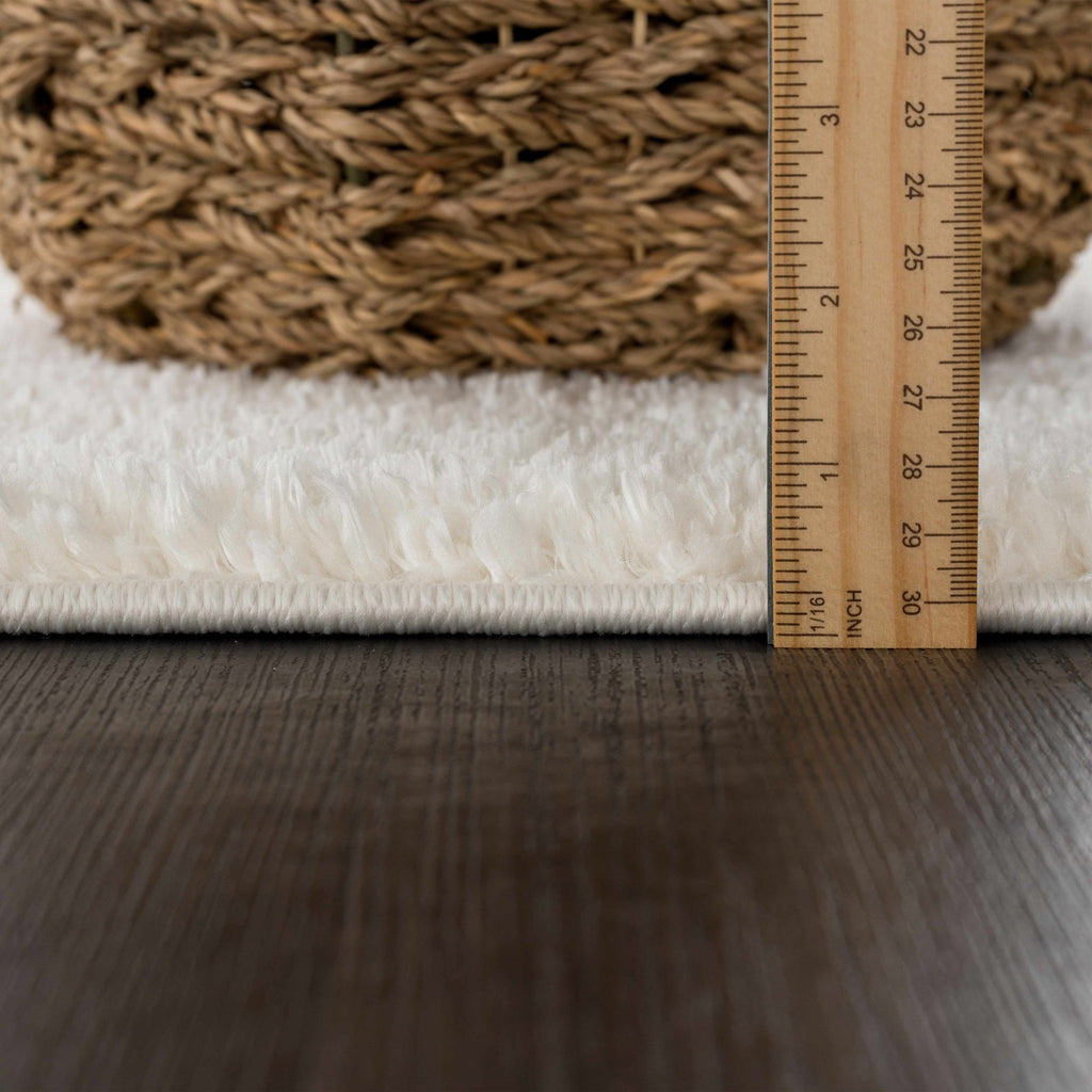 Judy White Washable Area Rug - Clearance - thewrightstore