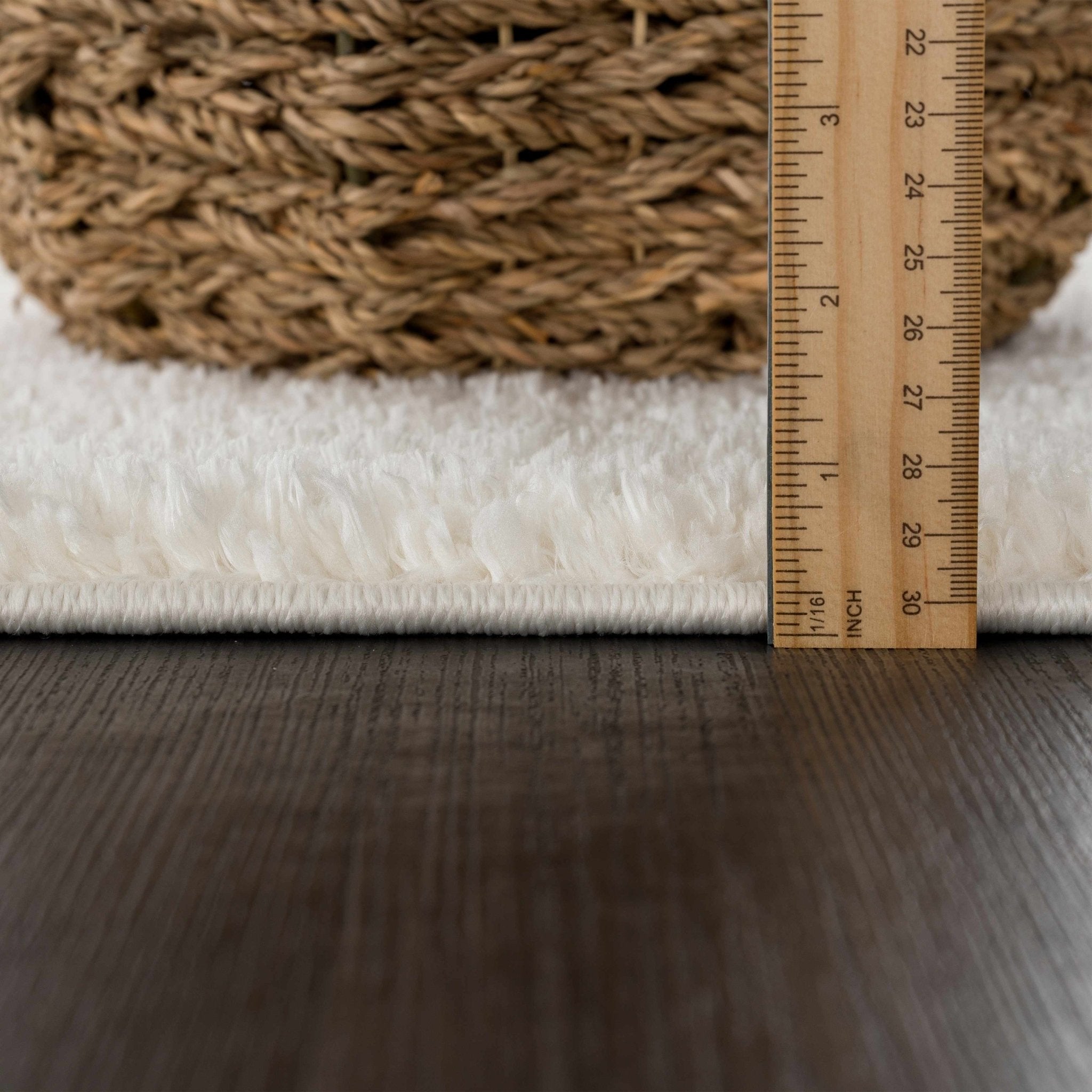 Judy White Washable Area Rug - Clearance - thewrightstore