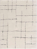Koume Beige Maze Area Rug - thewrightstore