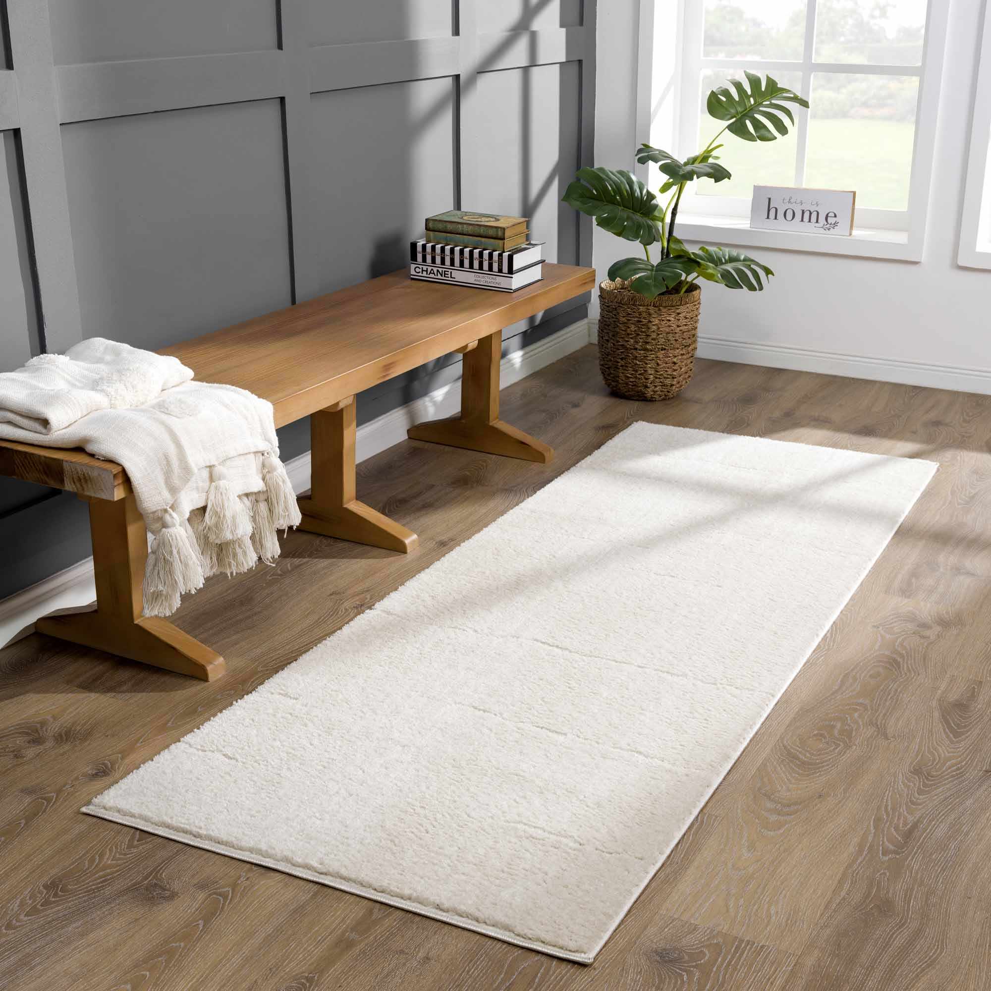 Koume Ivory Area Rug - thewrightstore