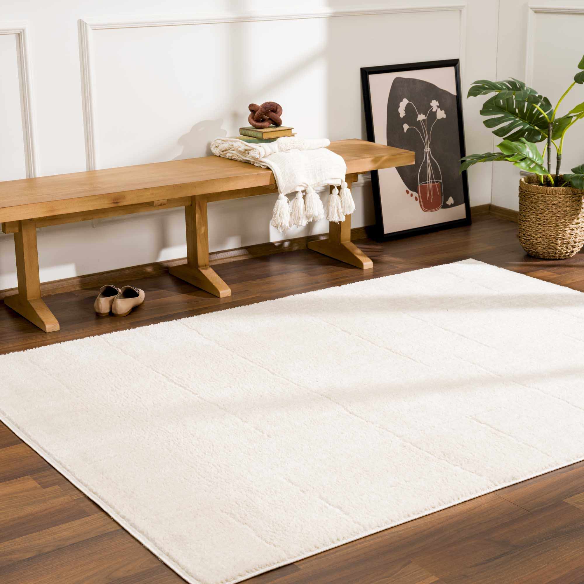 Koume Ivory Area Rug - thewrightstore