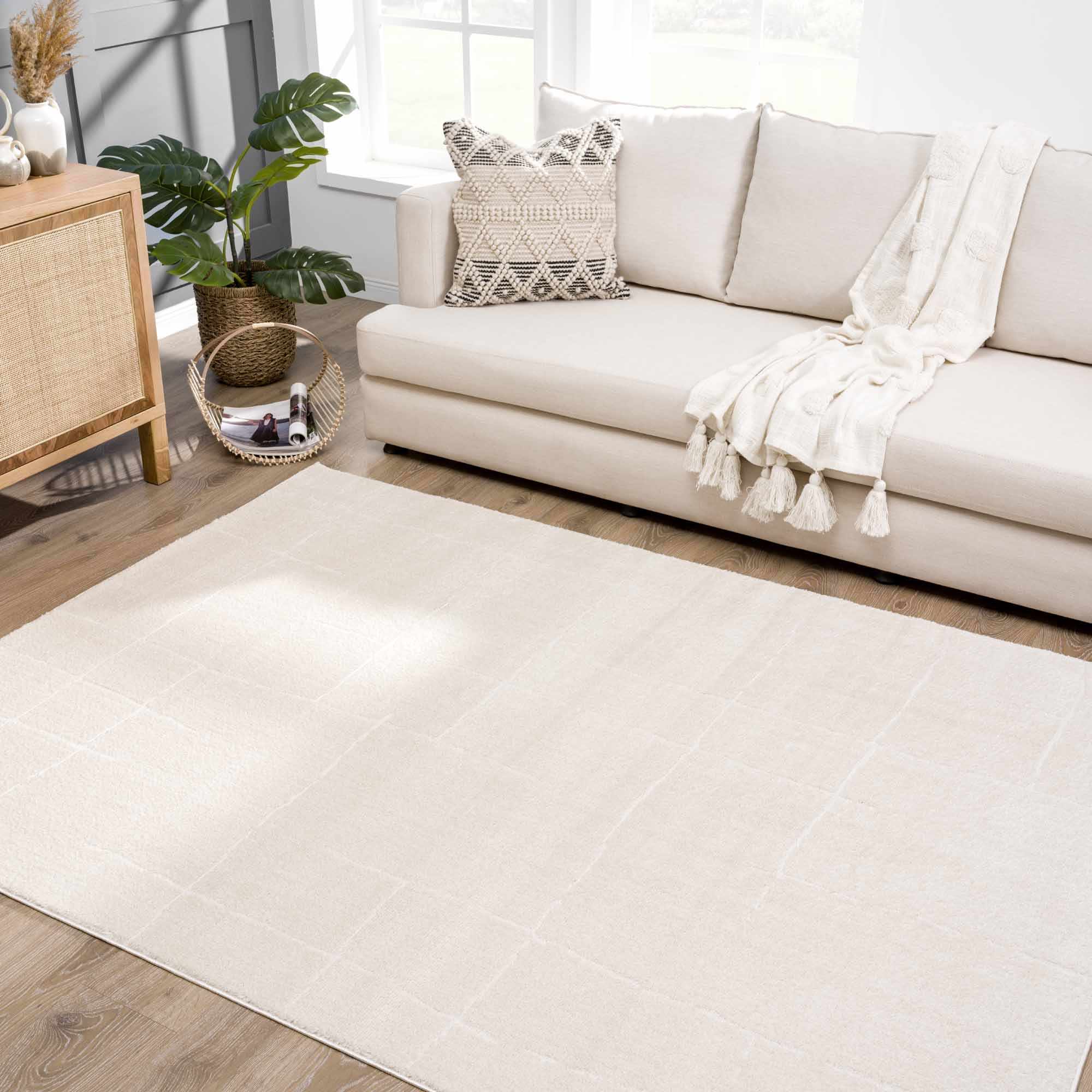 Koume Ivory Area Rug - thewrightstore
