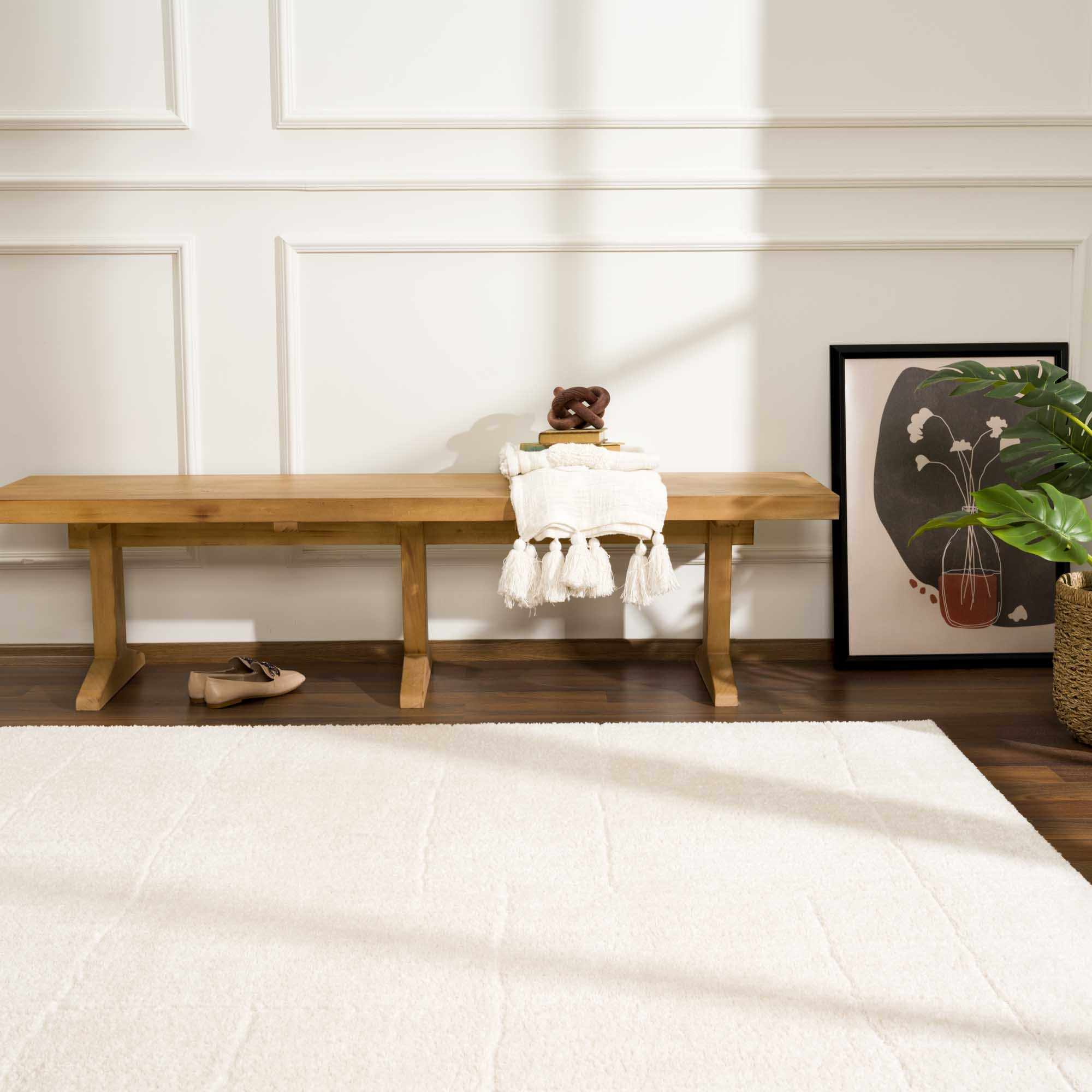 Koume Ivory Area Rug - thewrightstore