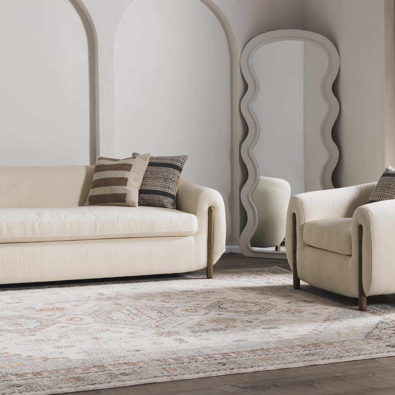 Kouta Cream Area Rug - thewrightstore