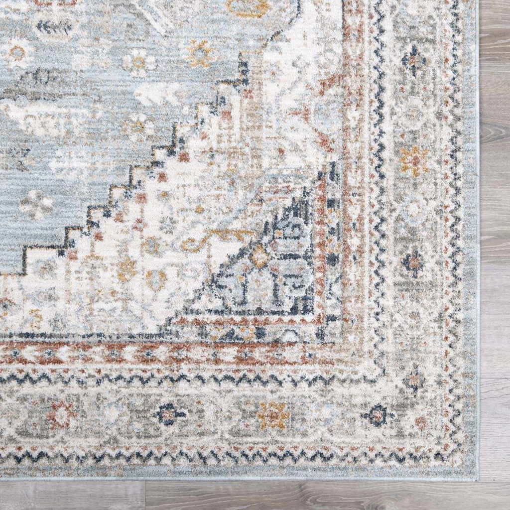 Kouta Gray Blue Area Rug - thewrightstore