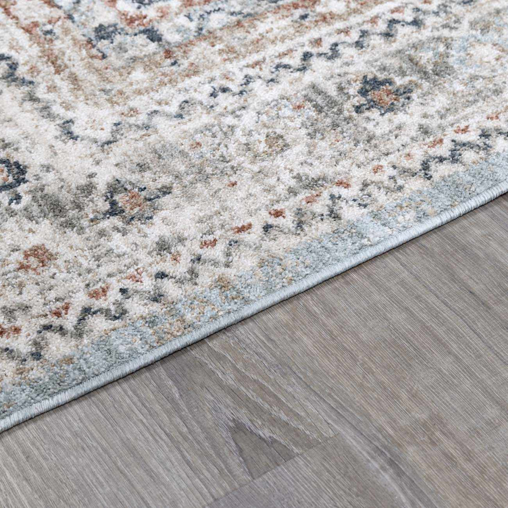 Kouta Gray Blue Area Rug - thewrightstore