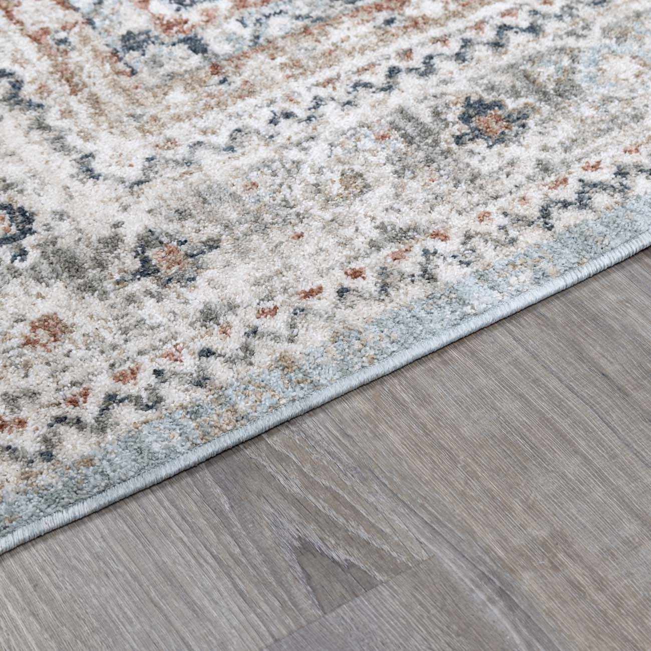 Kouta Gray Blue Area Rug - thewrightstore