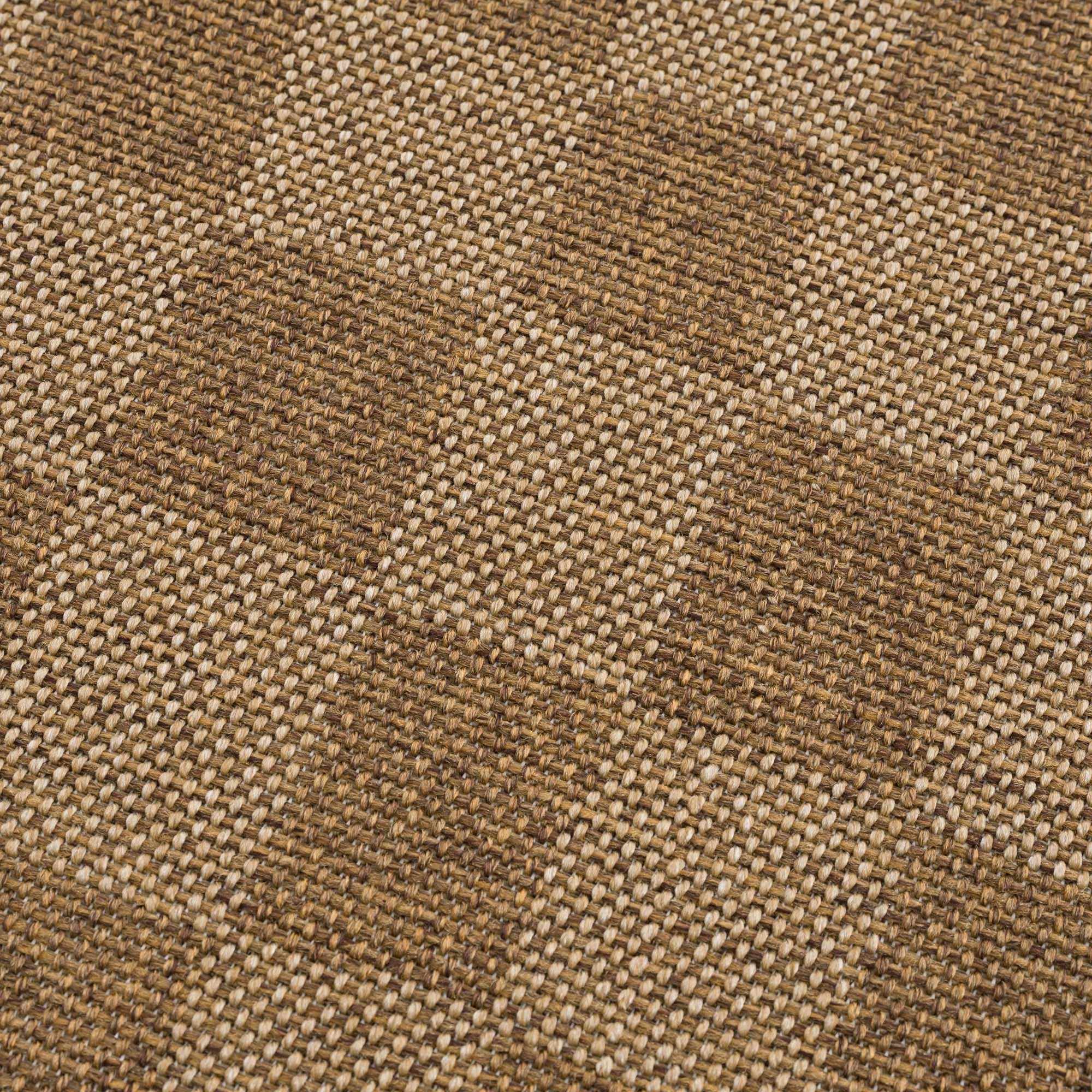 Kuval Checkered Brown Rug - thewrightstore