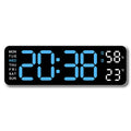 Large LED Digital Wall Clock – With Temperature, Humidity & Week Display - thewrightstore