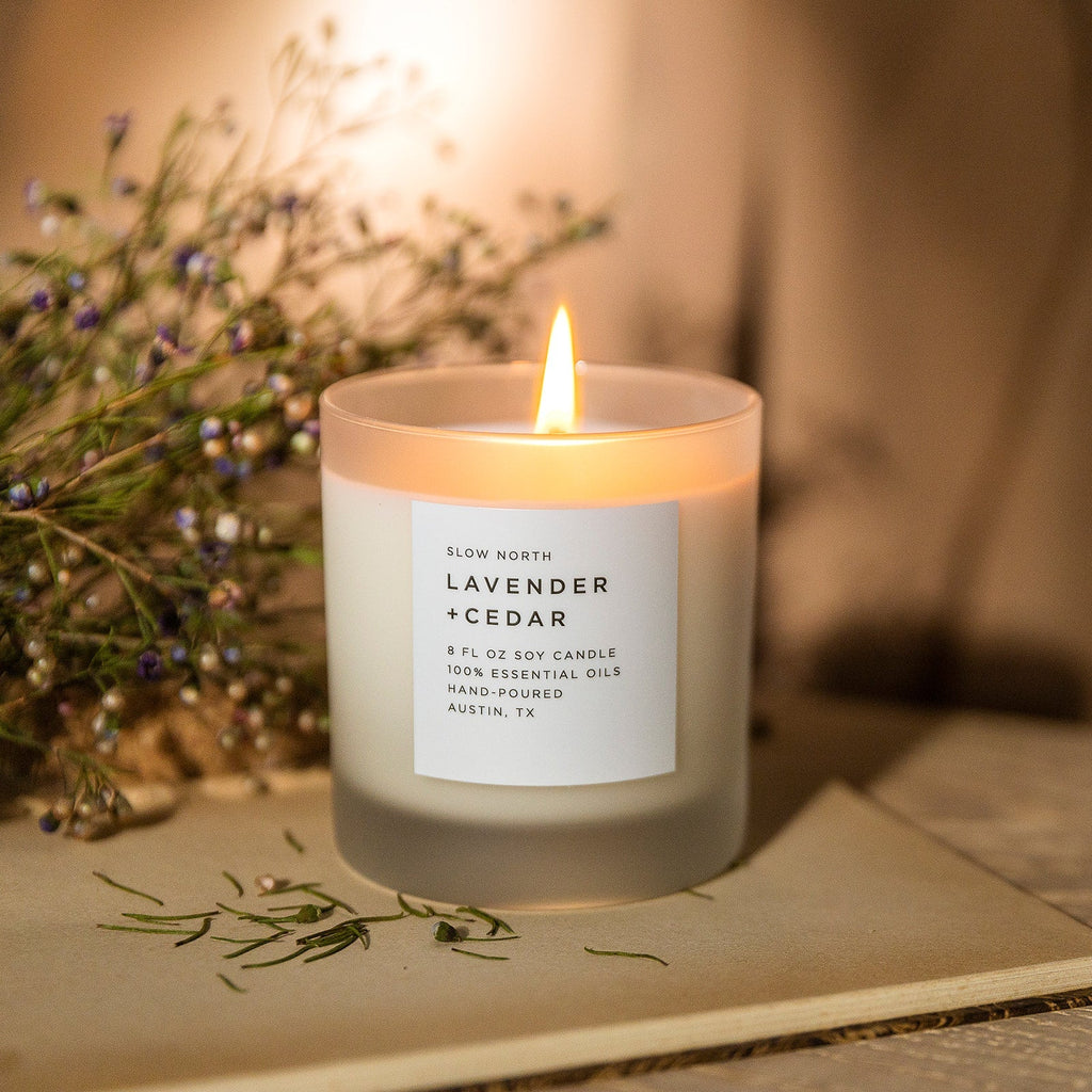 Lavender + Cedar - Signature Candle - thewrightstore
