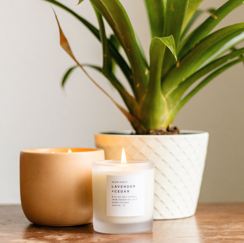 Lavender + Cedar - Signature Candle - thewrightstore