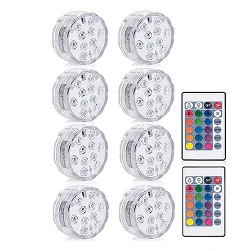 LED Swimming Pool Light for Outdoor Lighting IP68 Waterproof Underwater Hot Tub Spa Inflatble Aquarium Removable Pool.