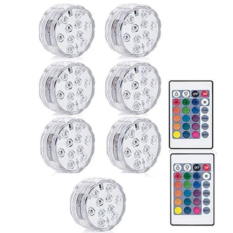 LED Swimming Pool Light for Outdoor Lighting IP68 Waterproof Underwater Hot Tub Spa Inflatble Aquarium Removable Pool.