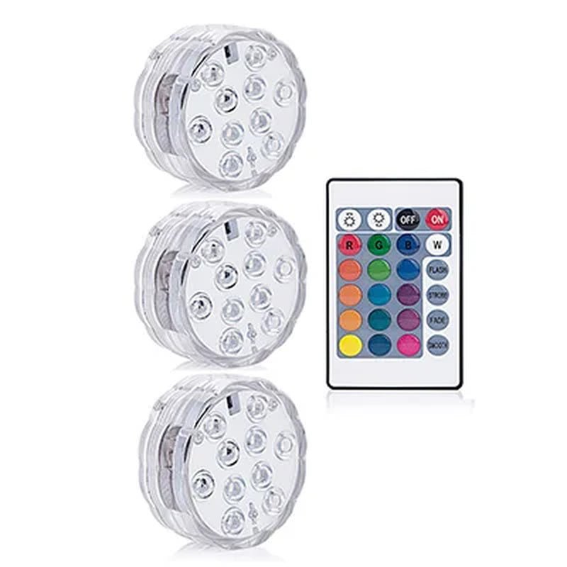 LED Swimming Pool Light for Outdoor Lighting IP68 Waterproof Underwater Hot Tub Spa Inflatble Aquarium Removable Pool.
