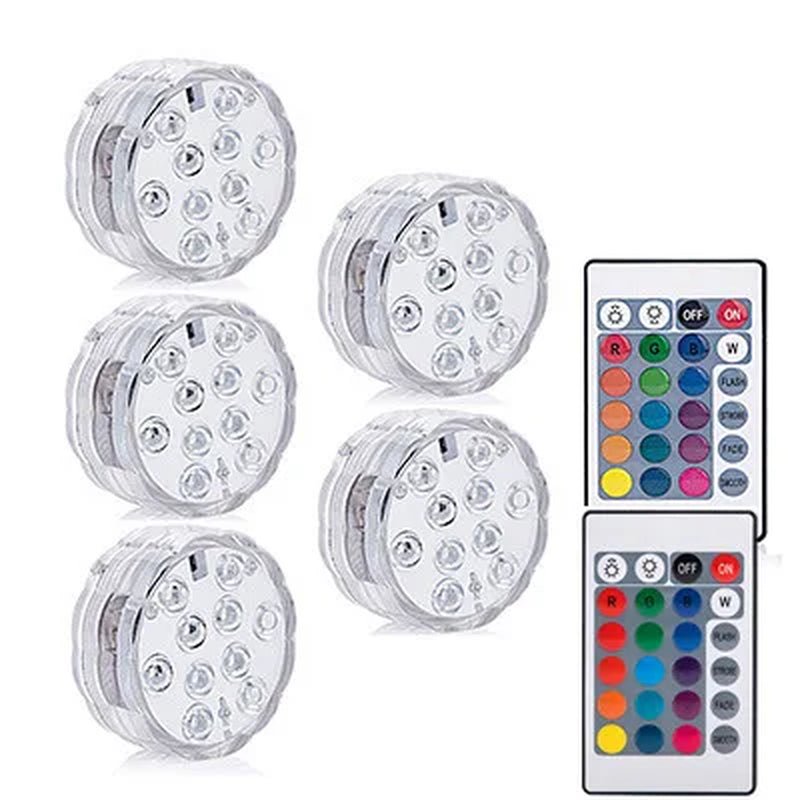 LED Swimming Pool Light for Outdoor Lighting IP68 Waterproof Underwater Hot Tub Spa Inflatble Aquarium Removable Pool.
