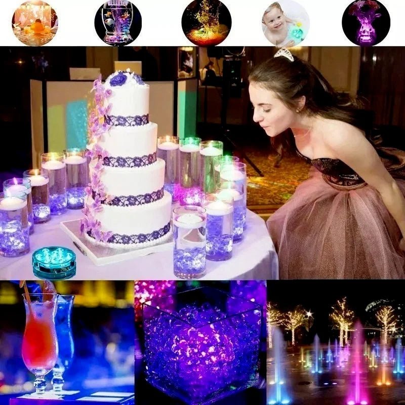 LED Swimming Pool Light for Outdoor Lighting IP68 Waterproof Underwater Hot Tub Spa Inflable Aquarium Removable Pool Accessories - thewrightstore
