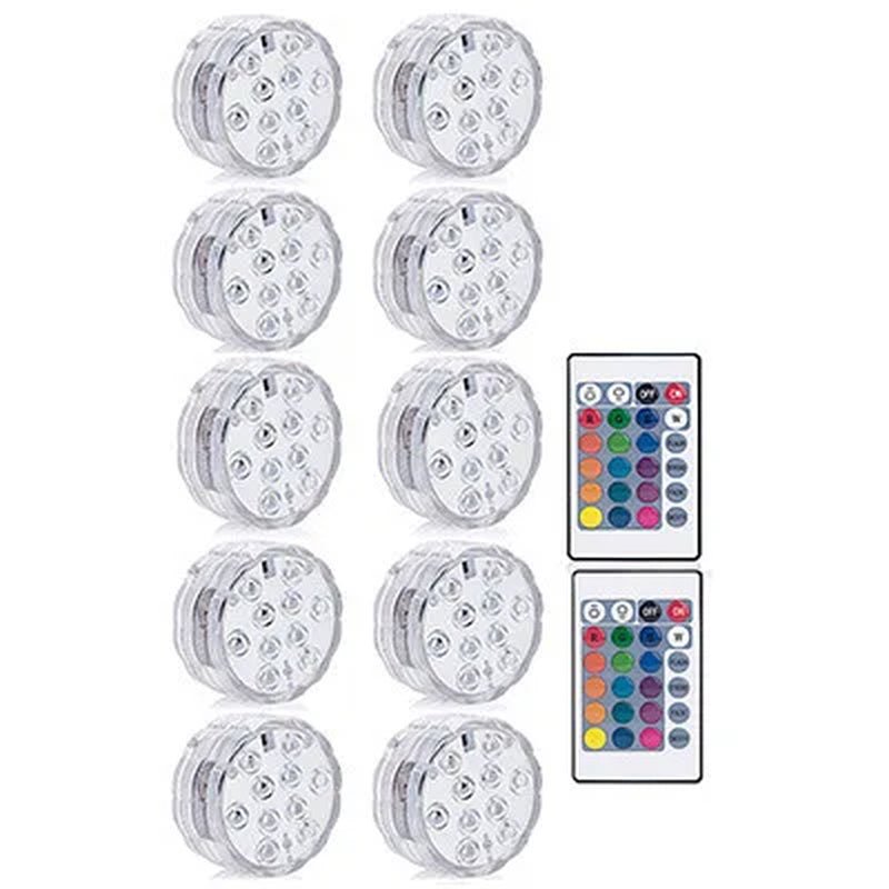 LED Swimming Pool Light for Outdoor Lighting IP68 Waterproof Underwater Hot Tub Spa Inflatble Aquarium Removable Pool.