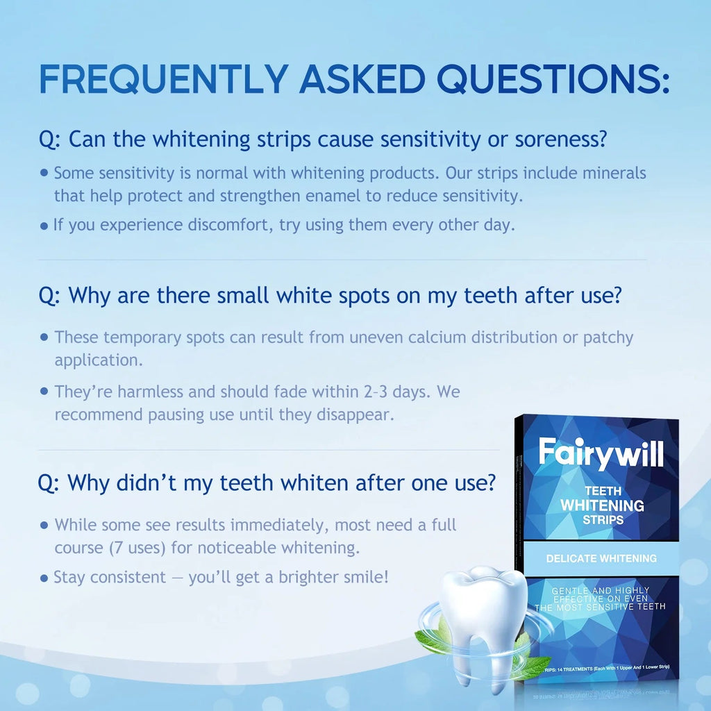 LED Teeth Whitening Strips Kit for Sensitive Teeth - 28 White Strips + 24 Blue Light Accelerator, 20Min Rapid White At - Home Dental Care for Smoking & Coffee Stains - thewrightstore