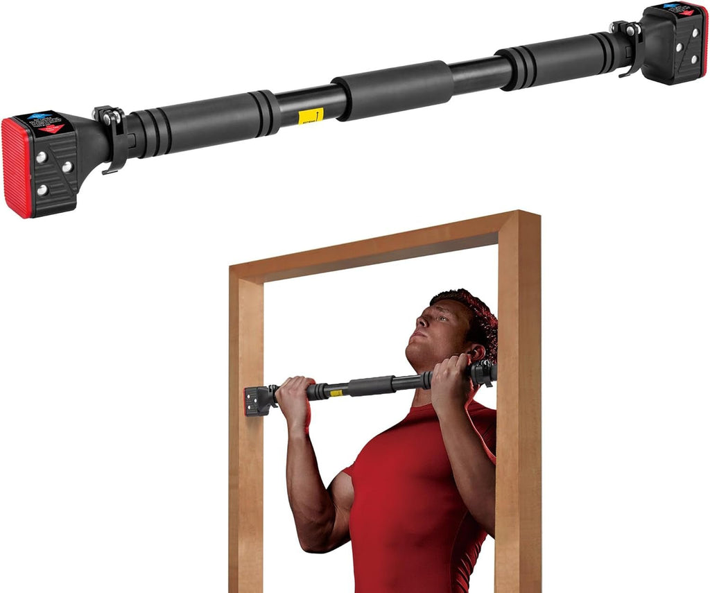 Leikefitness Adjustable Door Frame Pull-Up Bar for Upper Body Workouts - 28.3" to 37.8" Portable Design with Screwless Installation and Locking Mechanism - thewrightstore
