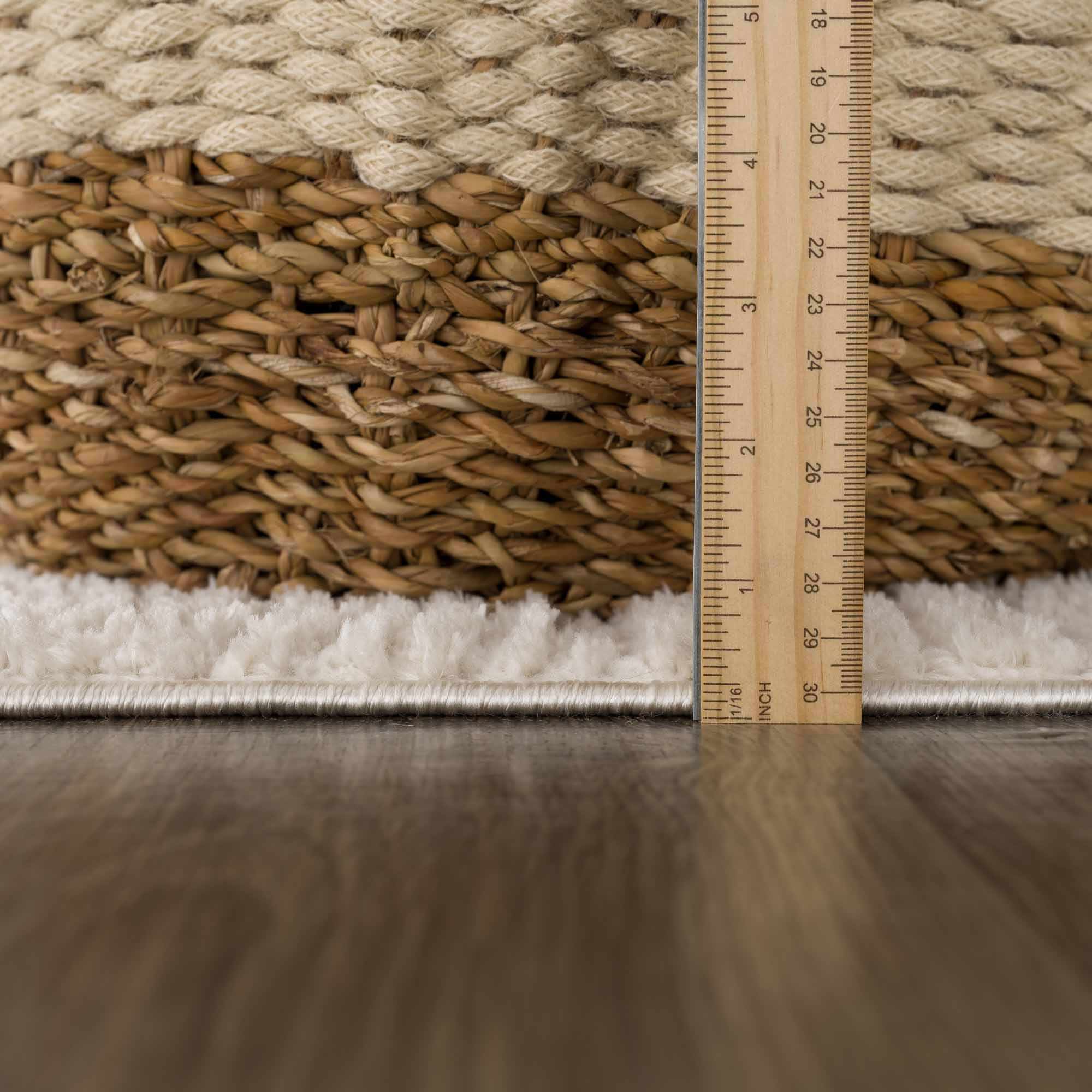 Leryn Ivory Checkered Area Rug - thewrightstore