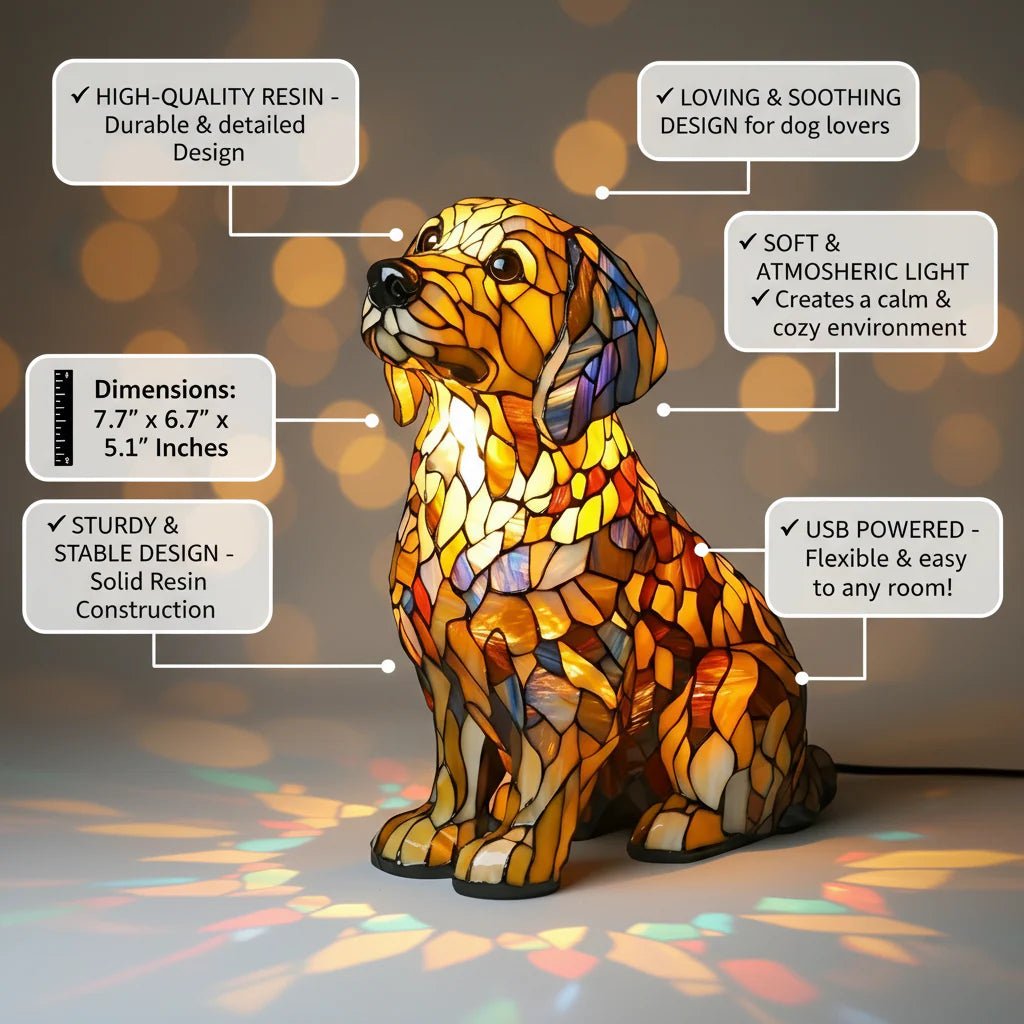 Lily the Spiritual Golden Retriever Figurine - thewrightstore