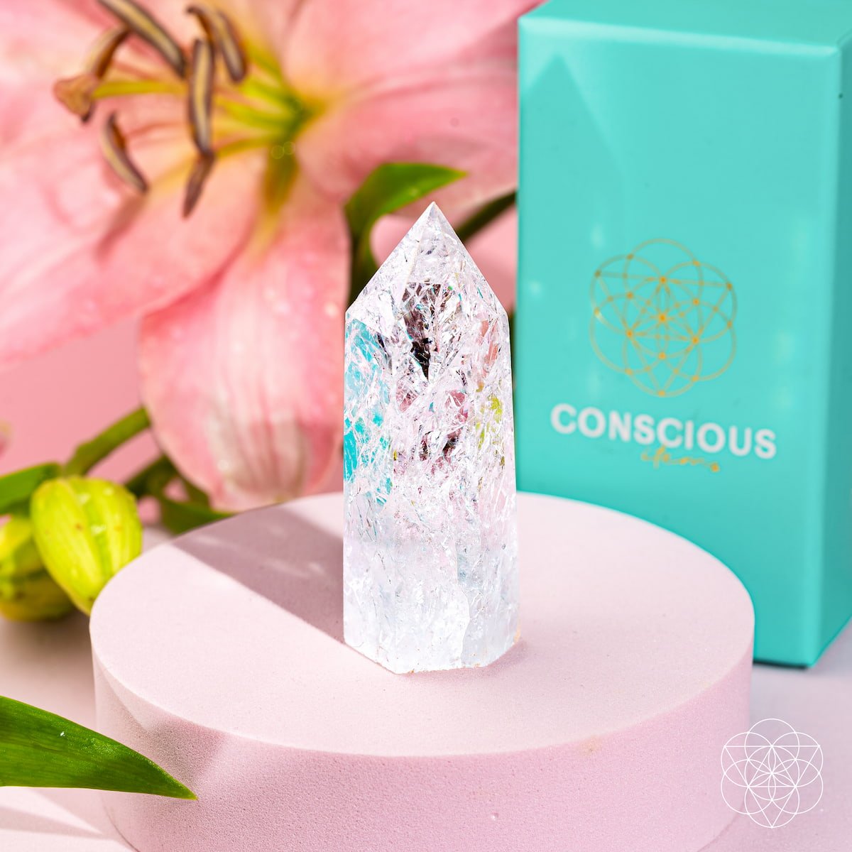 Limitless Manifestation - Ice Quartz Point - thewrightstore