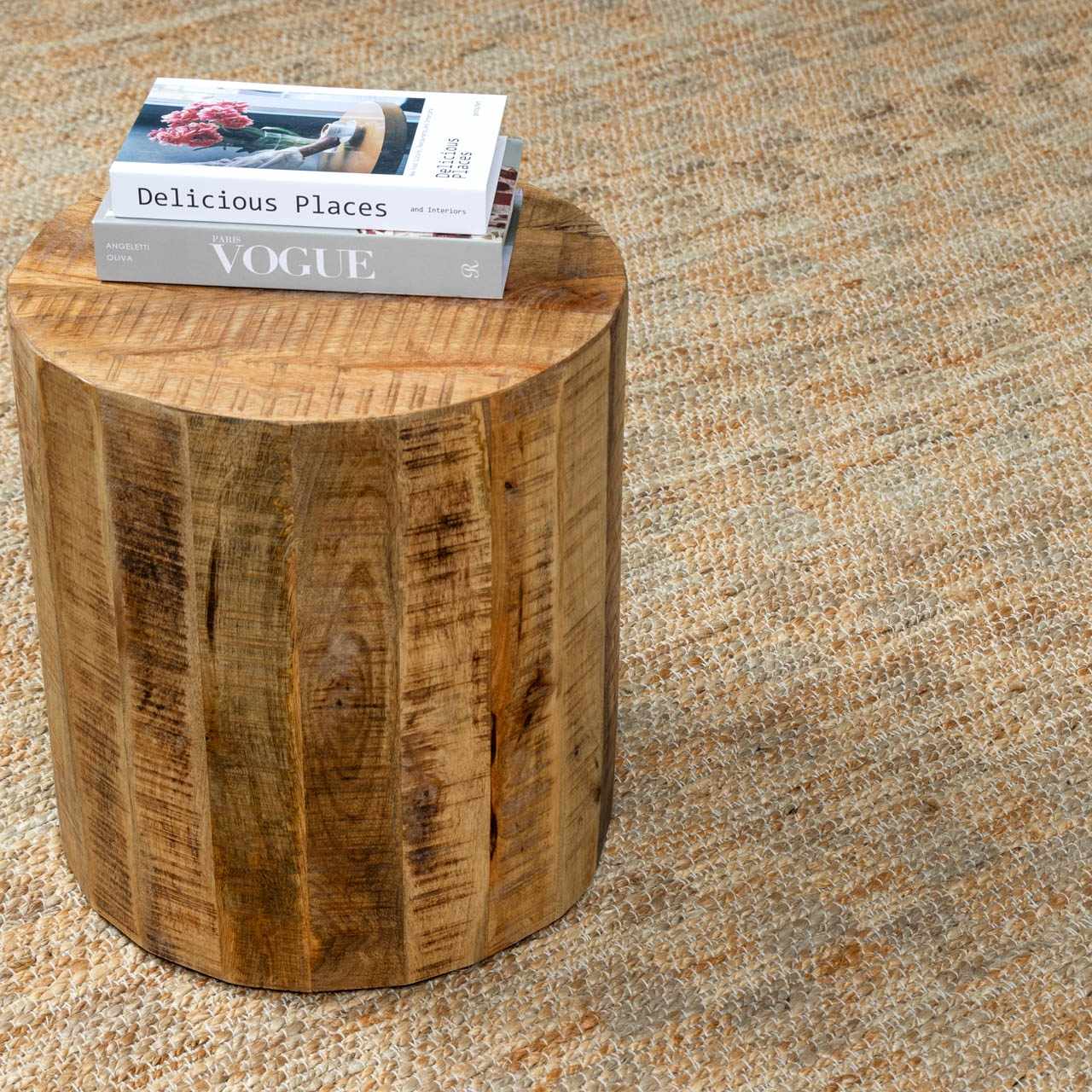 Lonut Checkered Jute Area Rug - Clearance - thewrightstore