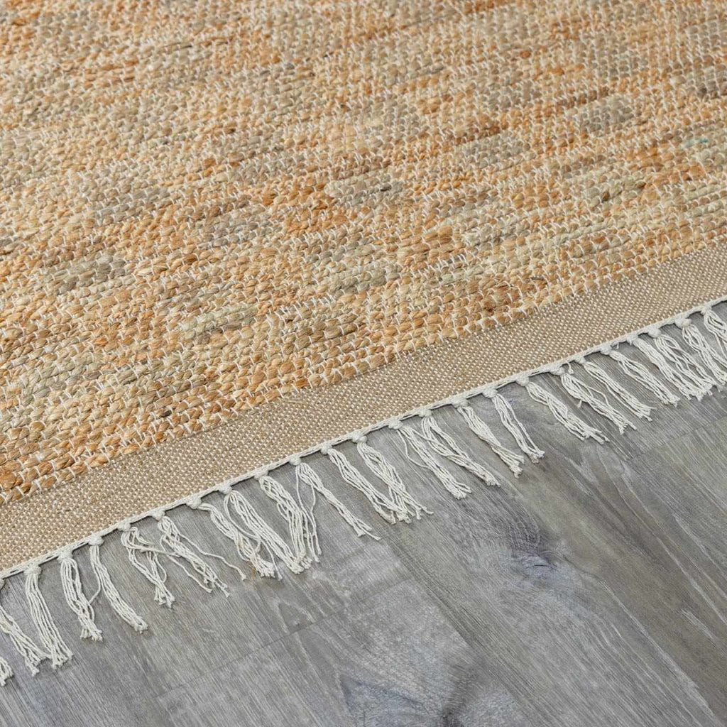 Lonut Checkered Jute Area Rug - Clearance - thewrightstore