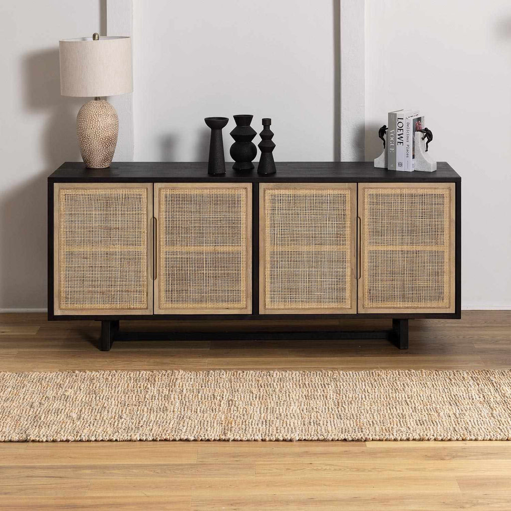 Lonut Checkered Jute Area Rug - Clearance - thewrightstore