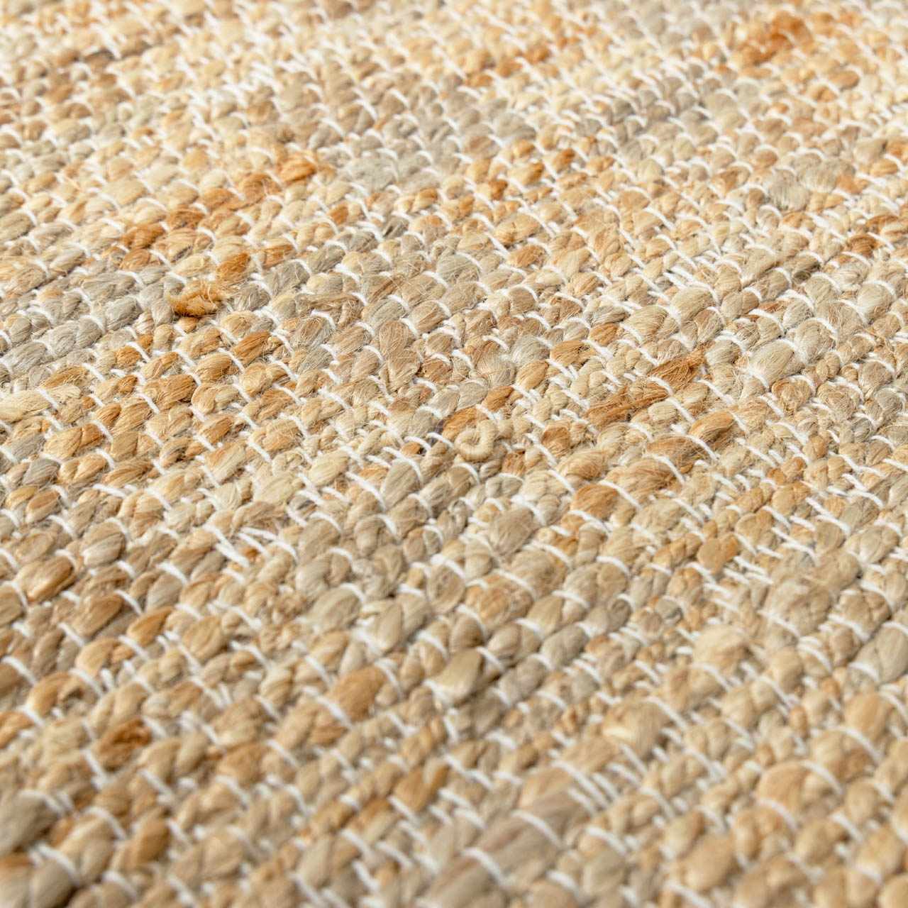Lonut Checkered Jute Area Rug - Clearance - thewrightstore