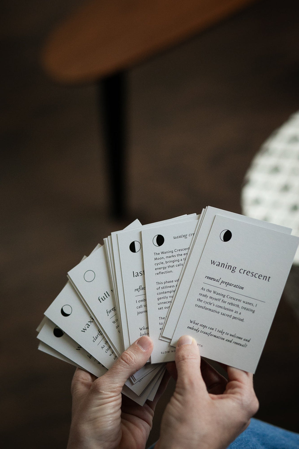 Lunar Reflections - Moon Phase Deck - thewrightstore