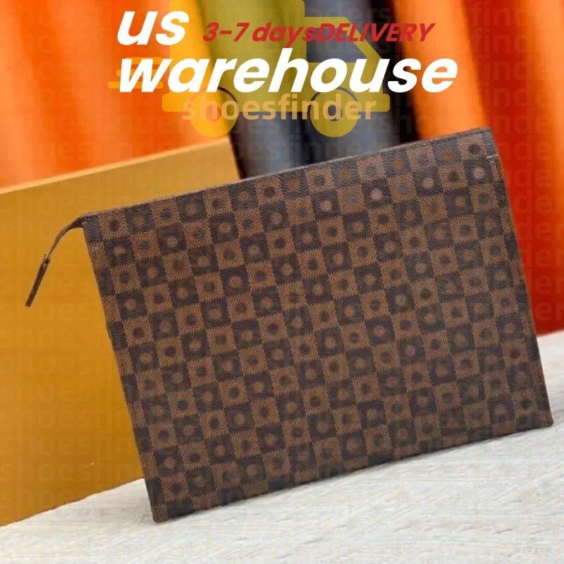 Luxury Designer Cosmetic Bag Case Toiletry Pouch Makeup Bag Cases Women Shoulder Purse Woman Handbag Crossbody Strap Travel Bags Clutch Handbags Purses Wallets - thewrightstore