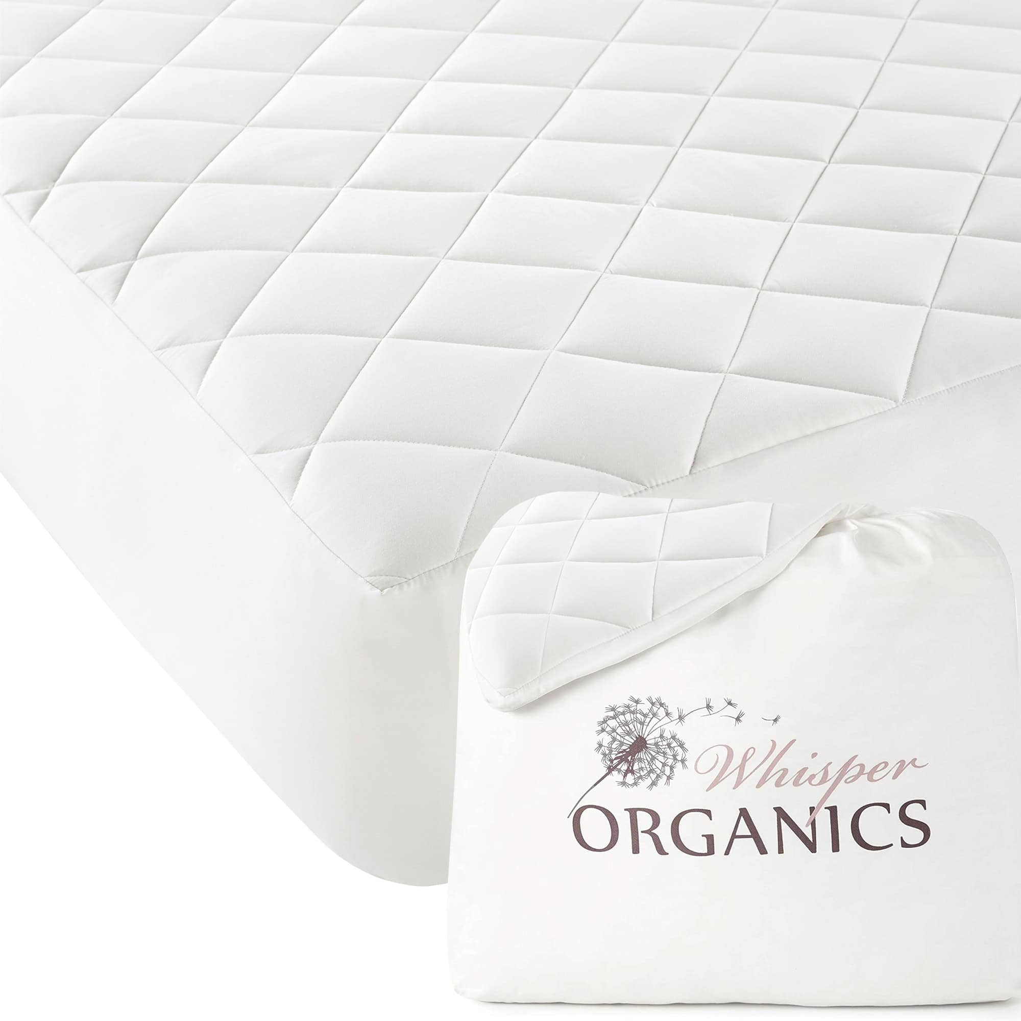 Luxury Organic Cotton Quilted Mattress Pad Protector - thewrightstore