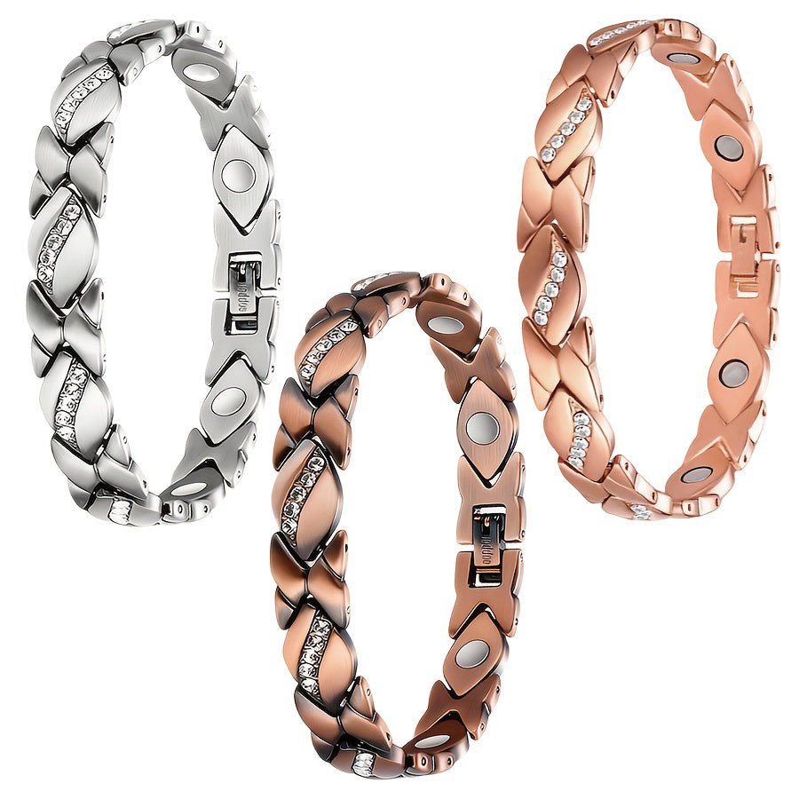 Magnetic Energy Therapy Pain Relief Copper Bracelet For Men And Women - thewrightstore
