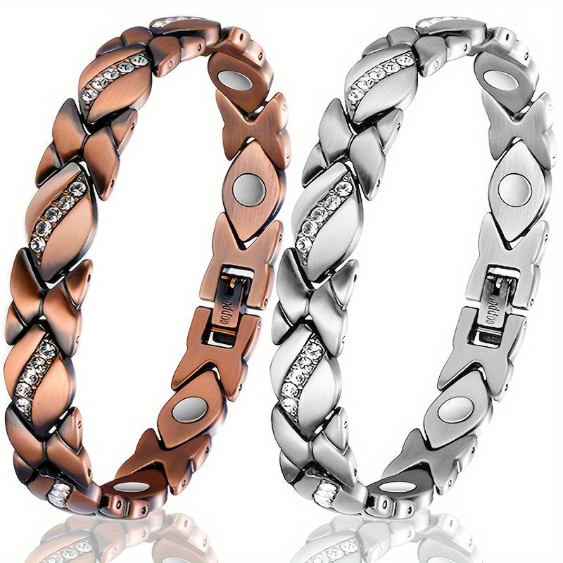 Magnetic Energy Therapy Pain Relief Copper Bracelet For Men And Women - thewrightstore