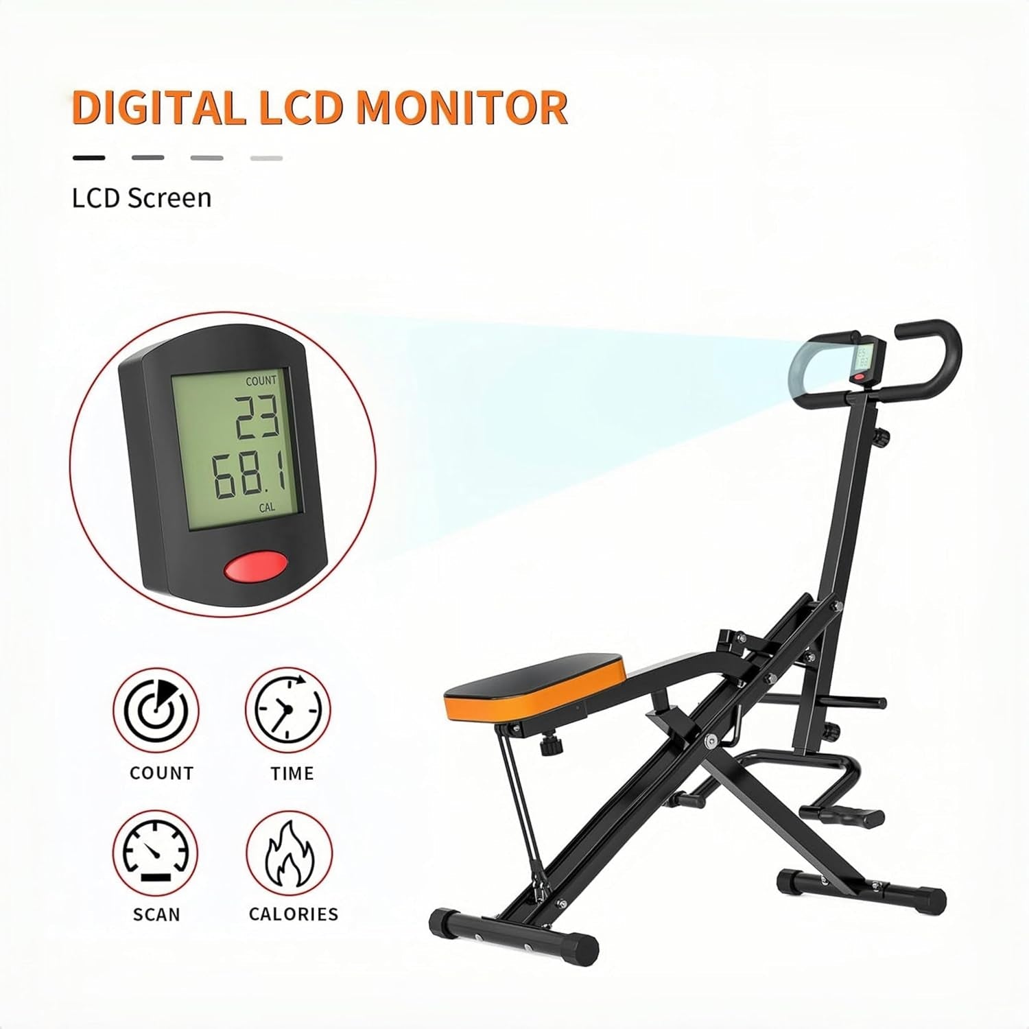 Magnetic Rowing Machine for Home Use, Foldable Design with Silent Resistance for Effective Fat Burning and Muscle Sculpting, Silver - thewrightstore